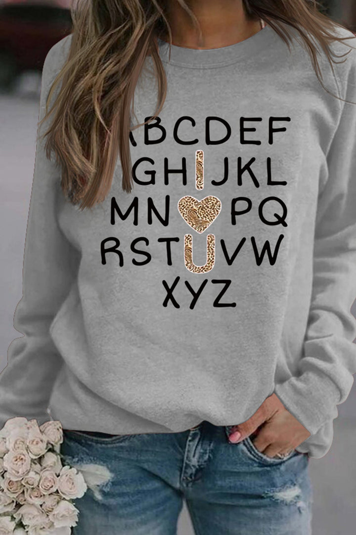 Stilla | Sweat Grafik Alfabet