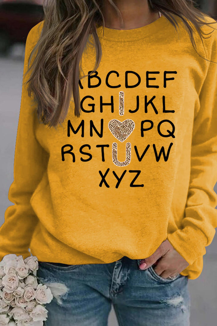 Stilla | Sweat Grafik Alfabet