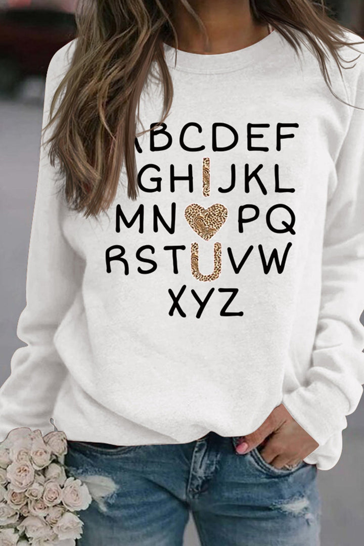 Stilla | Sweat Grafik Alfabet