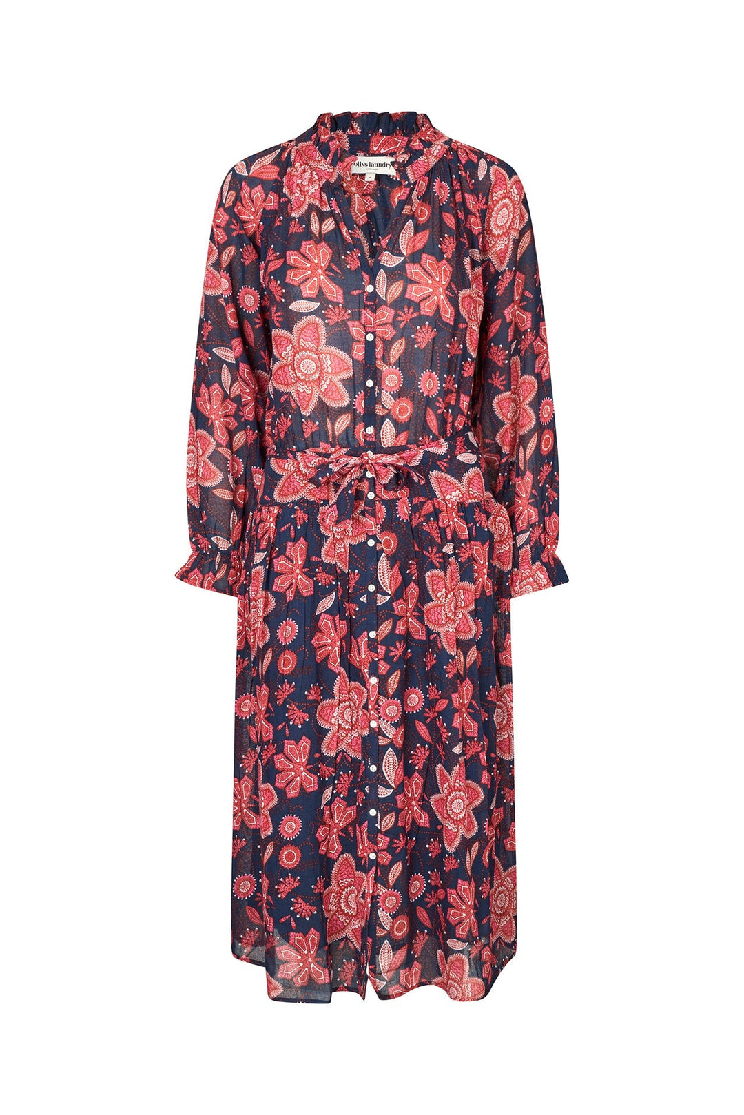 Stilla | Elegant Midi Kjole Med Print