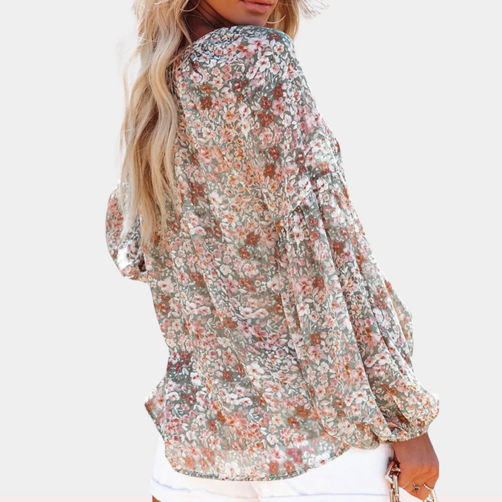 Stilla | Elegante Langærmet Bluse Til Damer