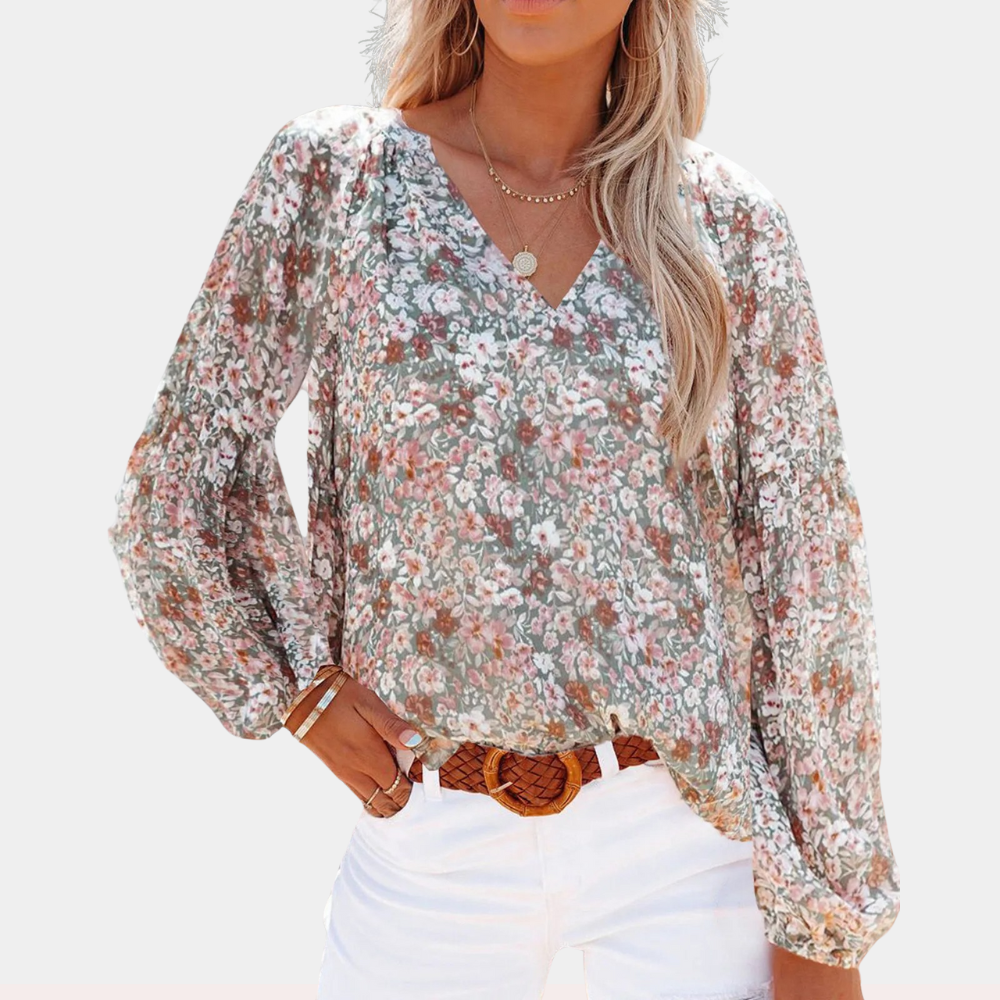 Stilla | Elegante Langærmet Bluse Til Damer