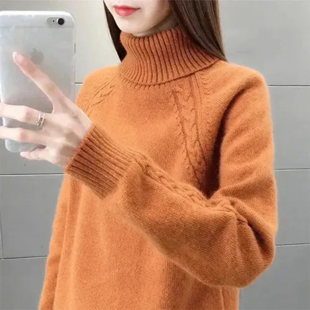Stilla | Rullekrave sweater med lange ærmer til kvinder