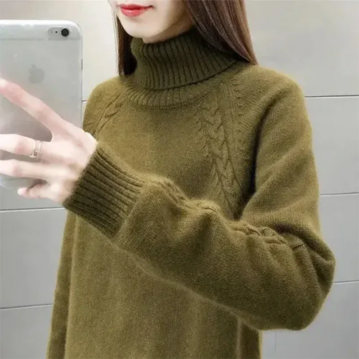 Stilla | Rullekrave sweater med lange ærmer til kvinder