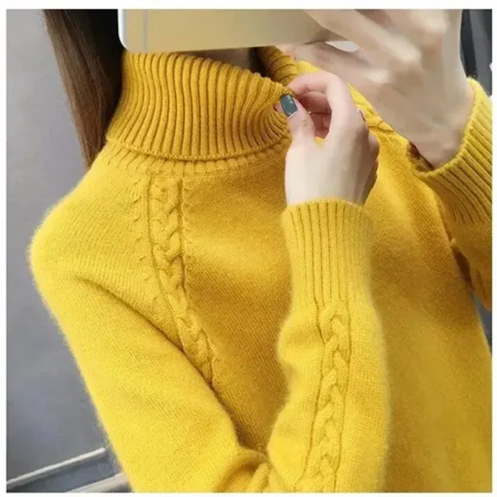 Stilla | Rullekrave sweater med lange ærmer til kvinder