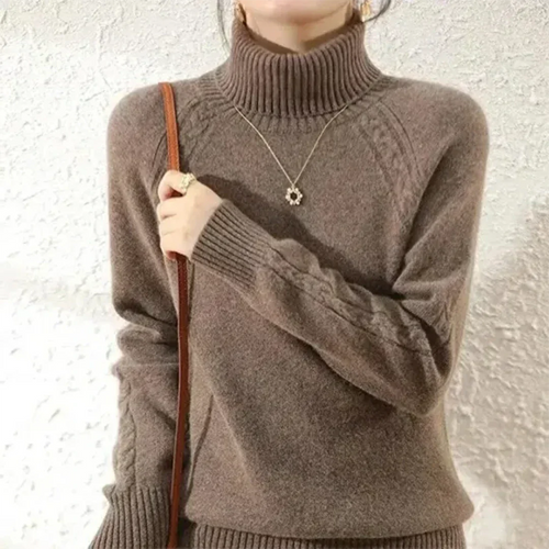 Stilla | Rullekrave sweater med lange ærmer til kvinder