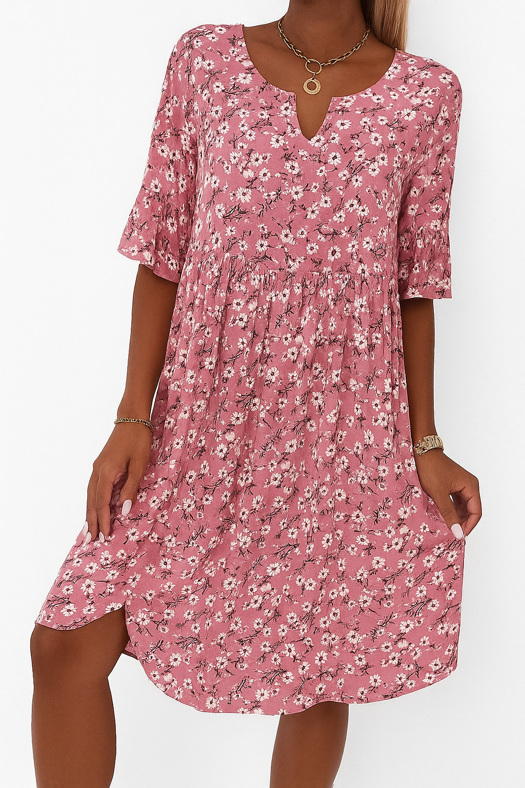 Stilla | Delikat blomstergown