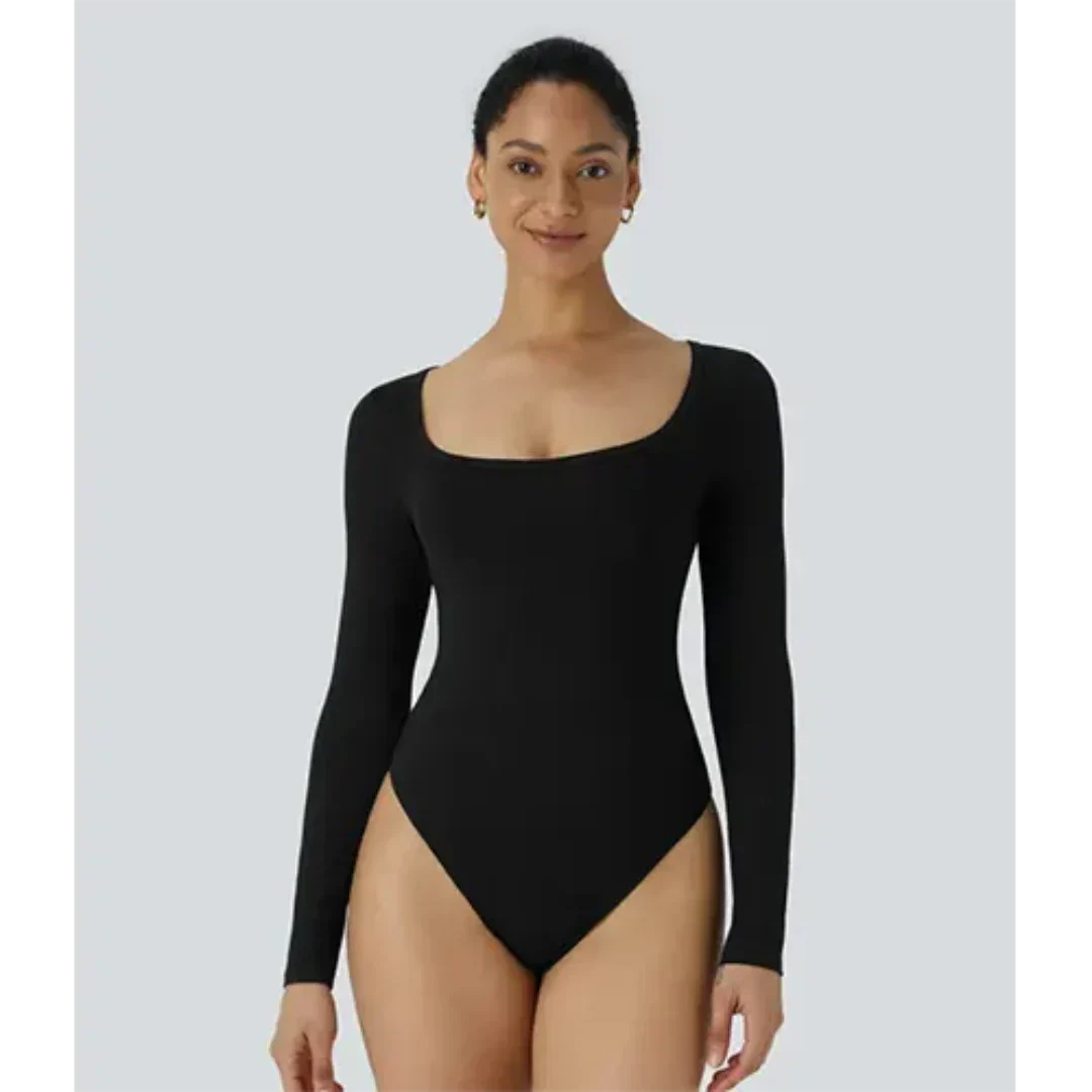 Stilla | Elegant Langærmet Bodystocking