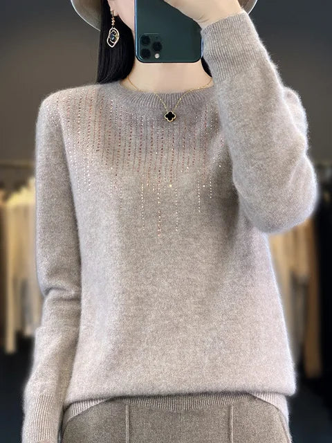 Stilla | Varm Pullover med Glimmer