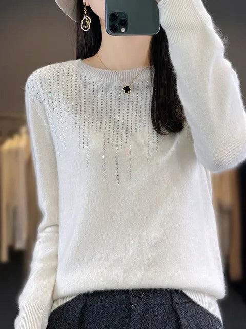 Stilla | Varm Pullover med Glimmer