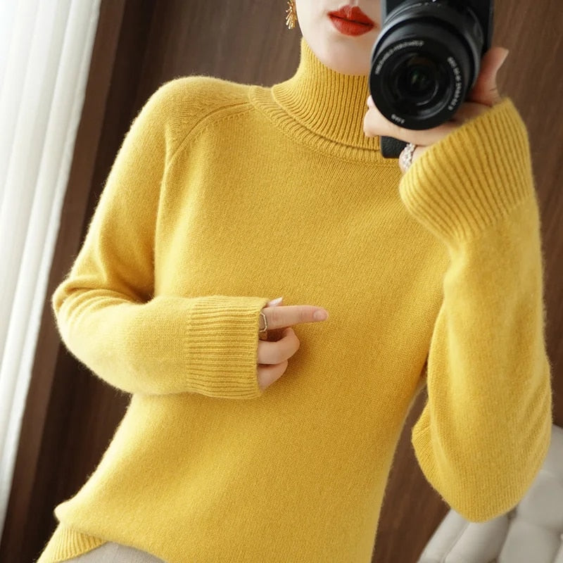 Stilla | Kashmir-Rullekravepullover