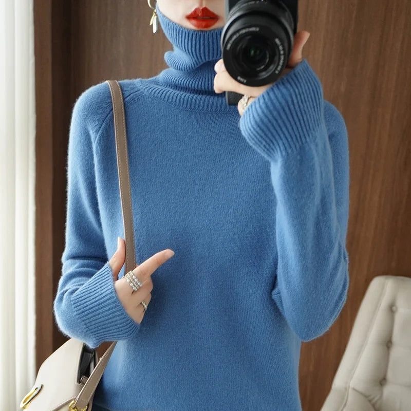 Stilla | Kashmir-Rullekravepullover