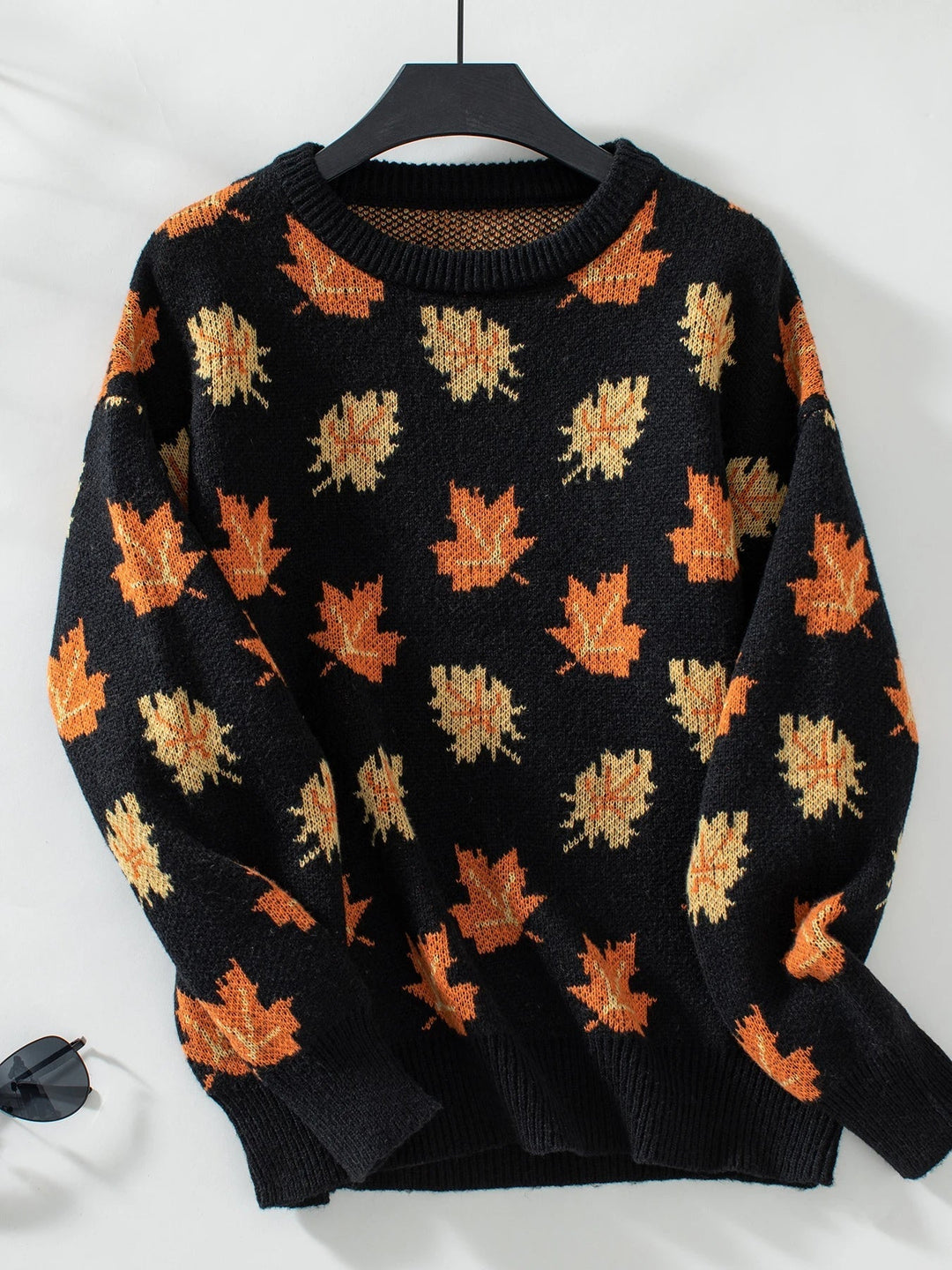 Stilla | Kvinders Sweater med Bladmønster