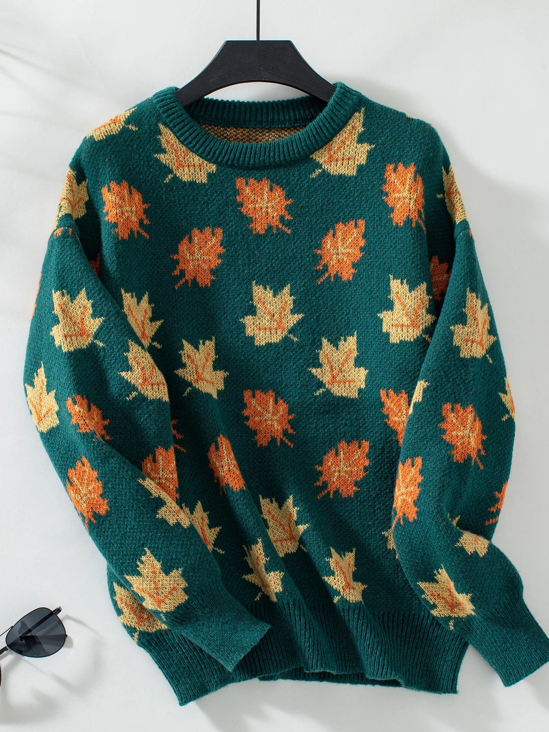 Stilla | Kvinders Sweater med Bladmønster