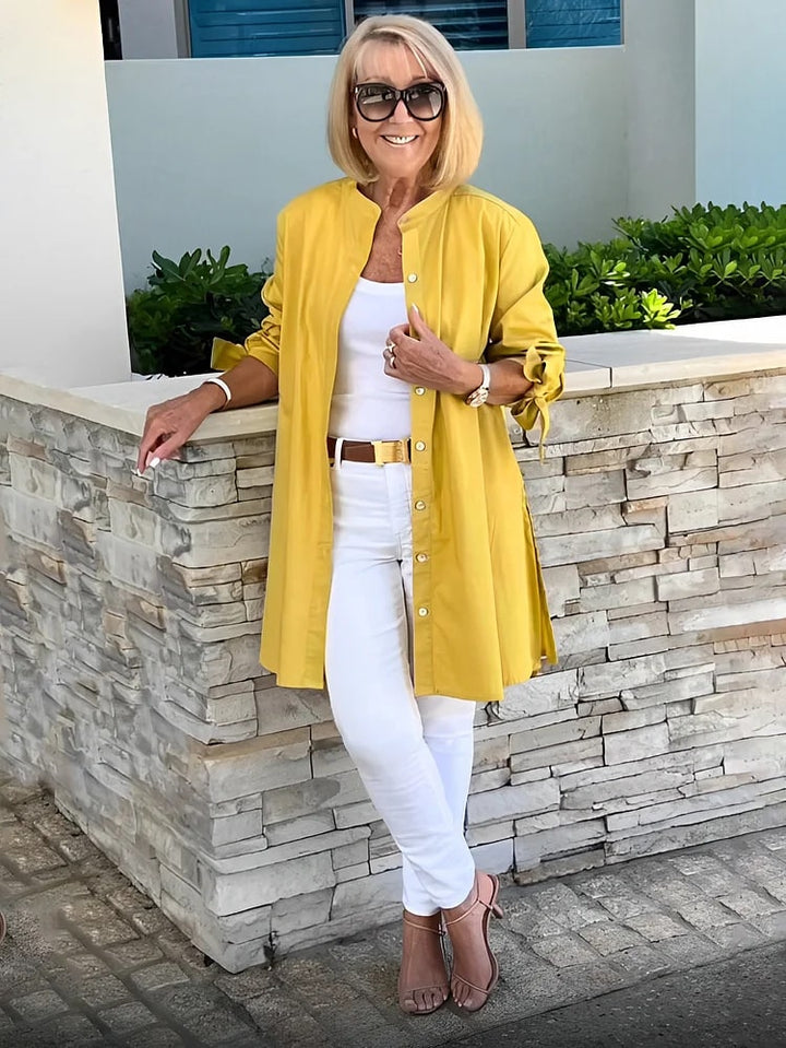 Stilla | Elegant Lang Bluse Til Damer