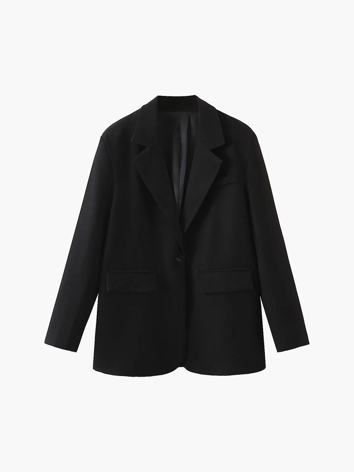 Stilla | Løs Blazer Med Løs Snit og En Knap