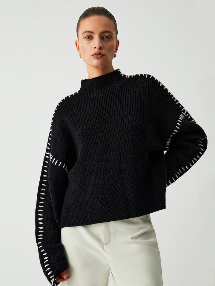 Stilla | Overstørrelse Pullover Af Løs Strik