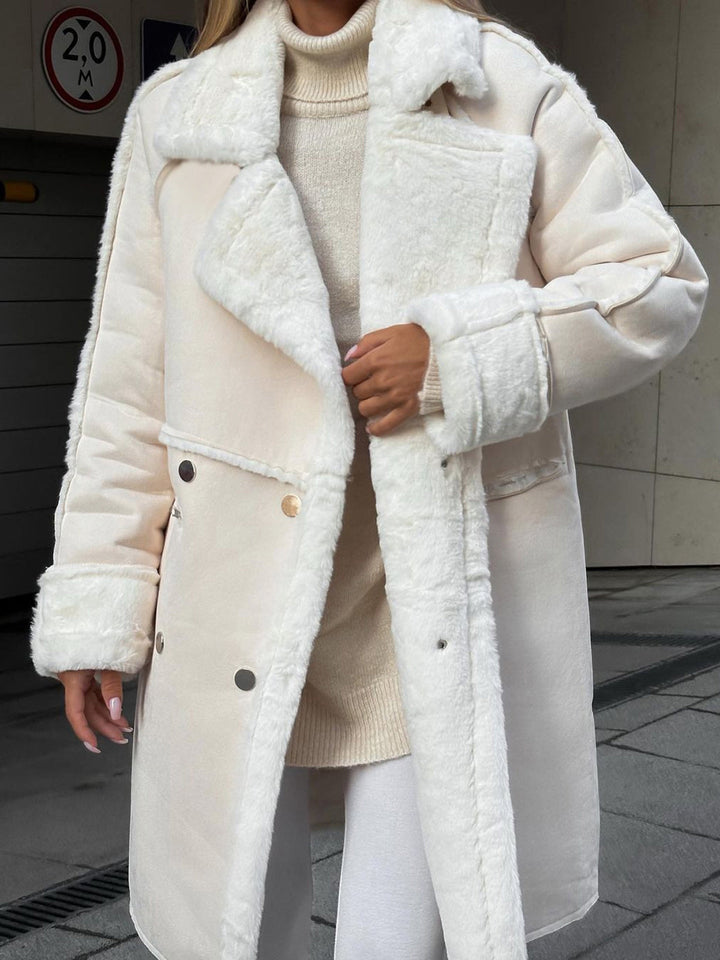 Stilla | Trenchcoat i blødt fleece