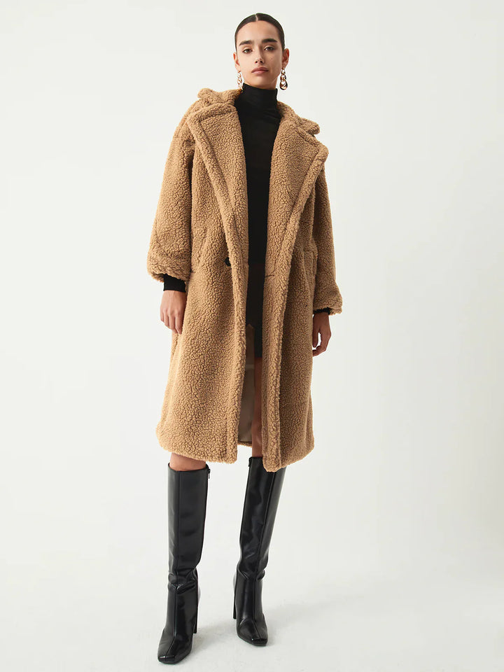 Stilla | Dobbelt Lomme Flurry Longline Fleecejakke