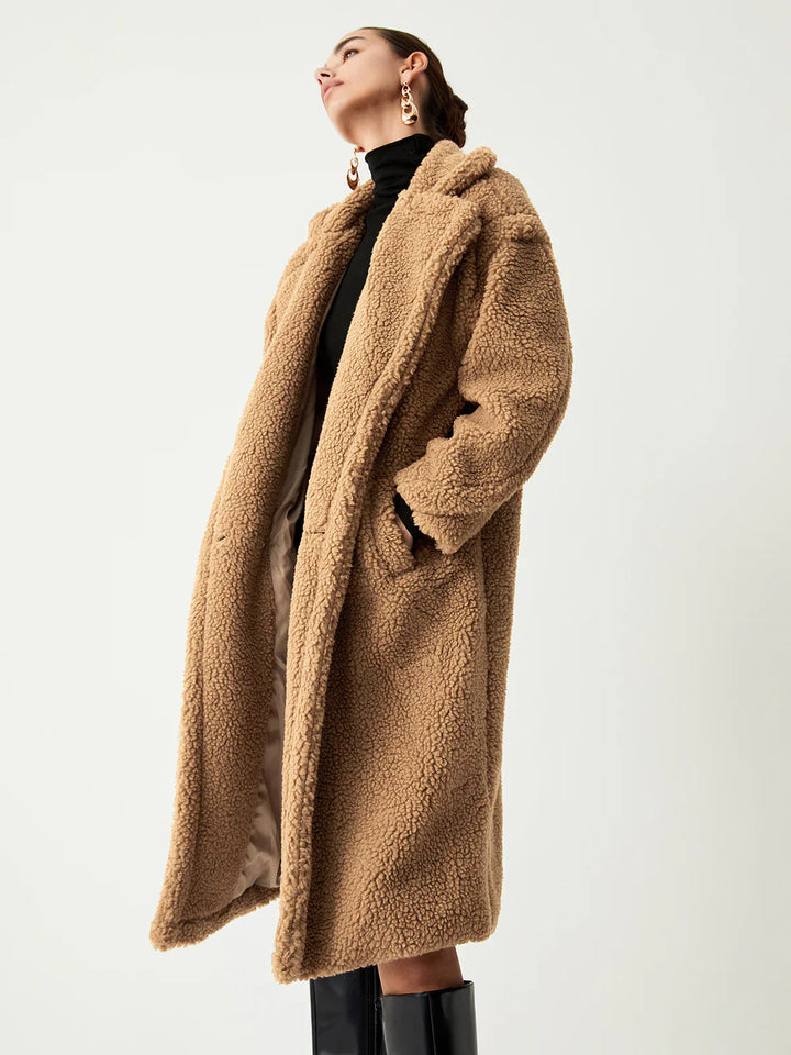 Stilla | Dobbelt Lomme Flurry Longline Fleecejakke