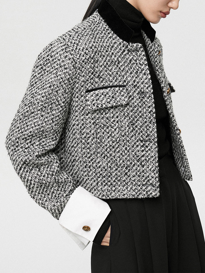 Stilla | Boucle Crop Blazer