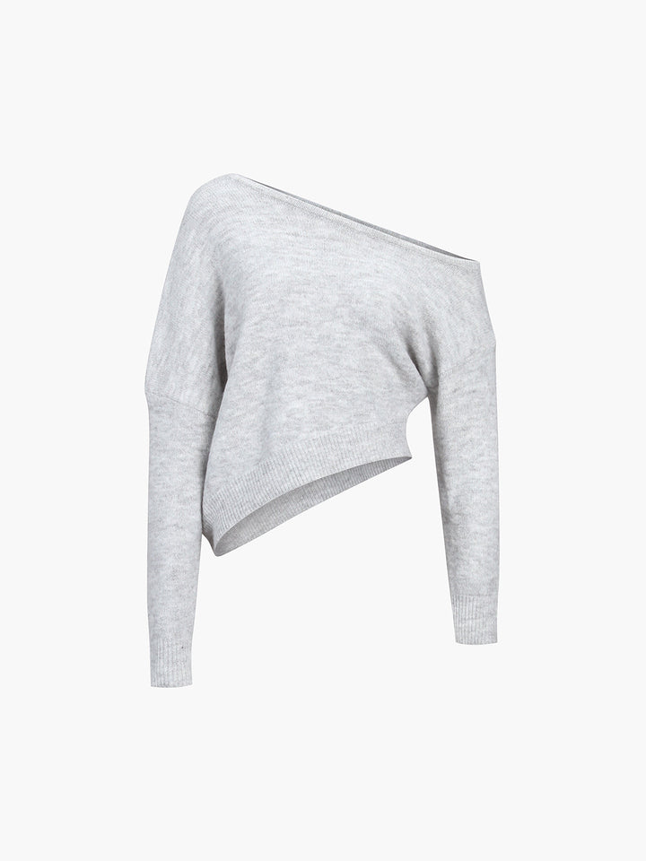 Stilla | Asymmetrisk Sweater Med En Skulder