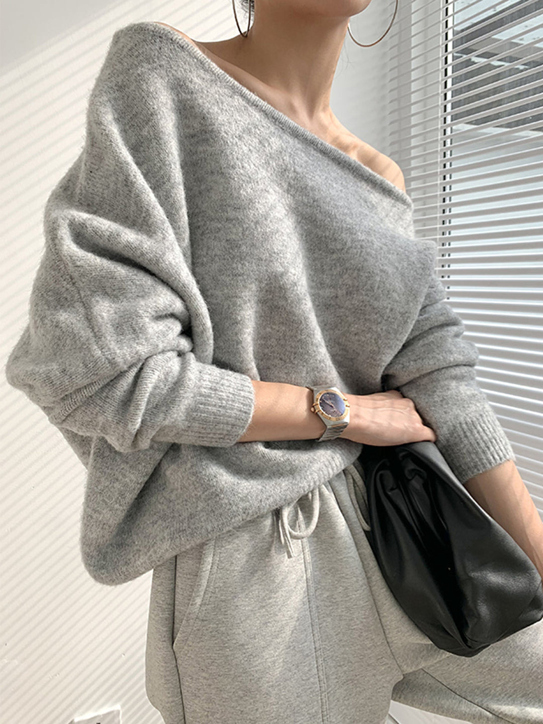 Stilla | Asymmetrisk Sweater Med En Skulder