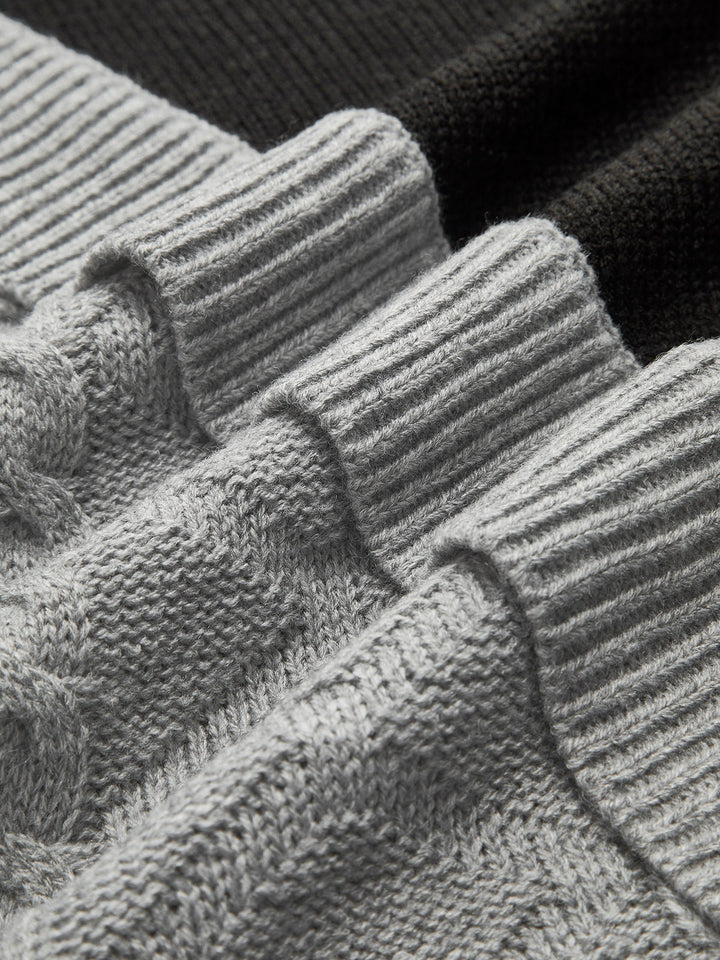 Stilla | Strikpullover med varmt materiale
