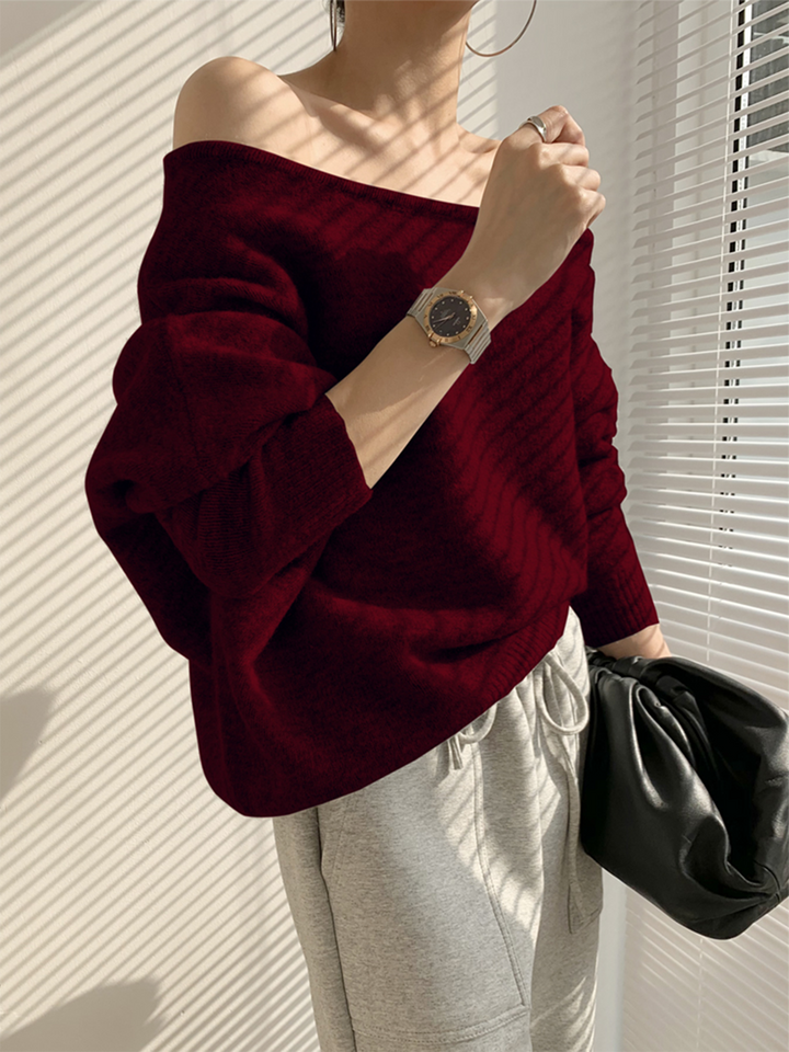 Stilla | Asymmetrisk Sweater Med En Skulder