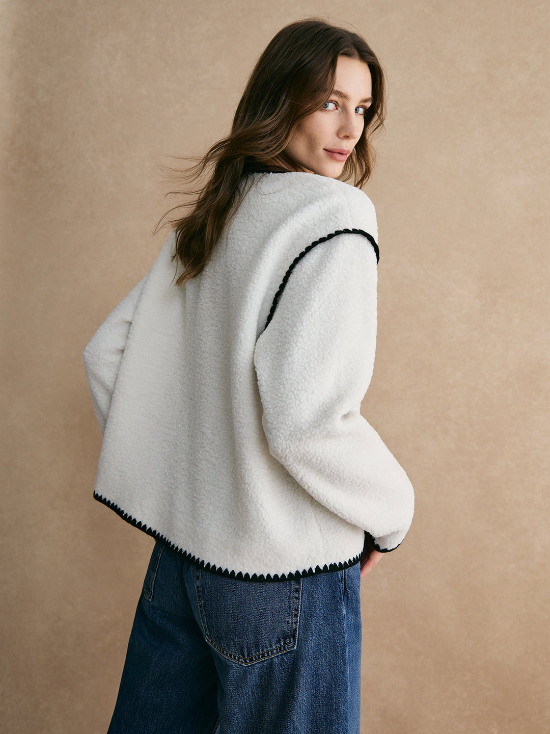 Stilla | Trim Minky Fleece Jakke
