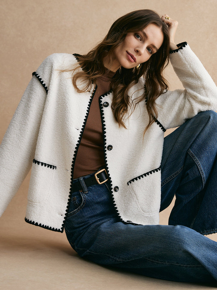 Stilla | Trim Minky Fleece Jakke