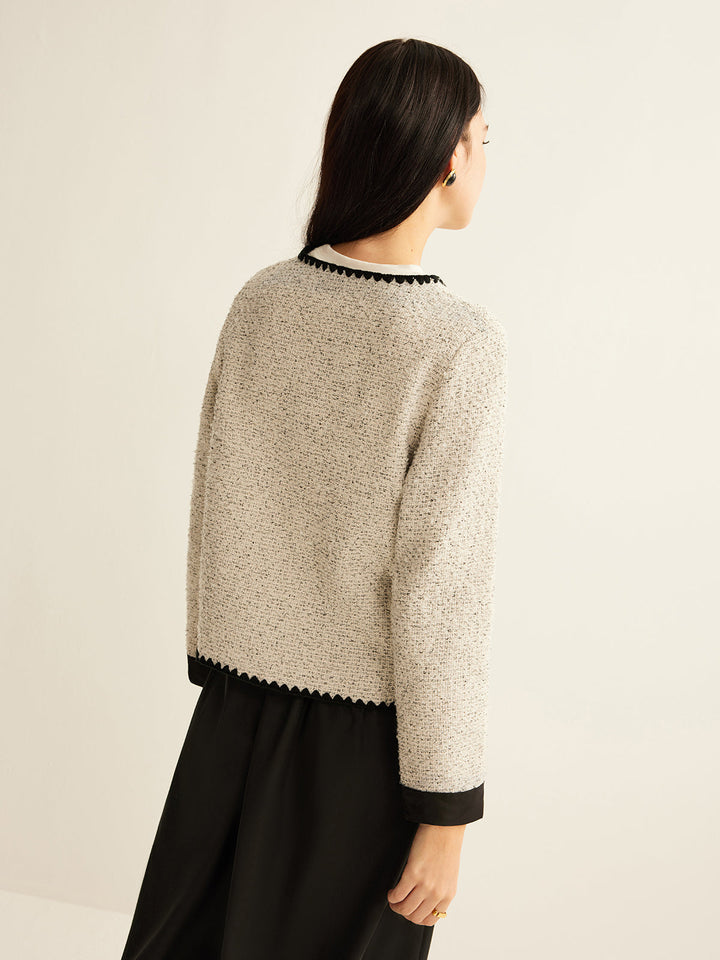 Stilla | Trim Tweed Kort Jakke