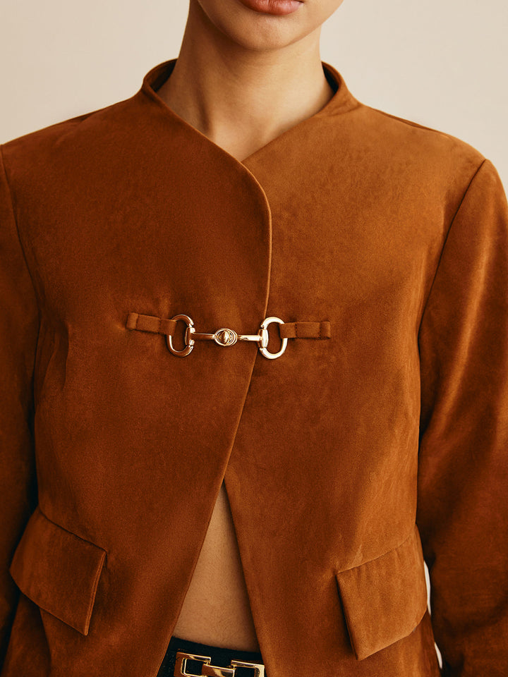 Stilla | Detalje Suede Jakke