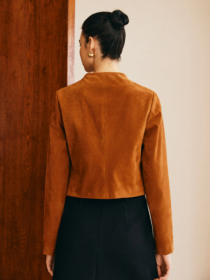 Stilla | Detalje Suede Jakke