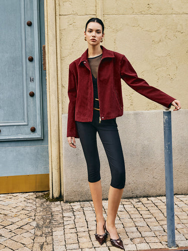 Stilla | Taske Revers Wildlederjakke