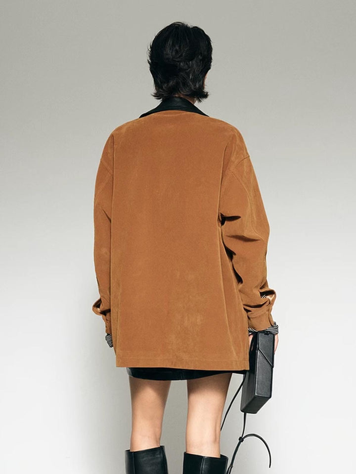 Stilla | Krave Oversized Suede Jakke