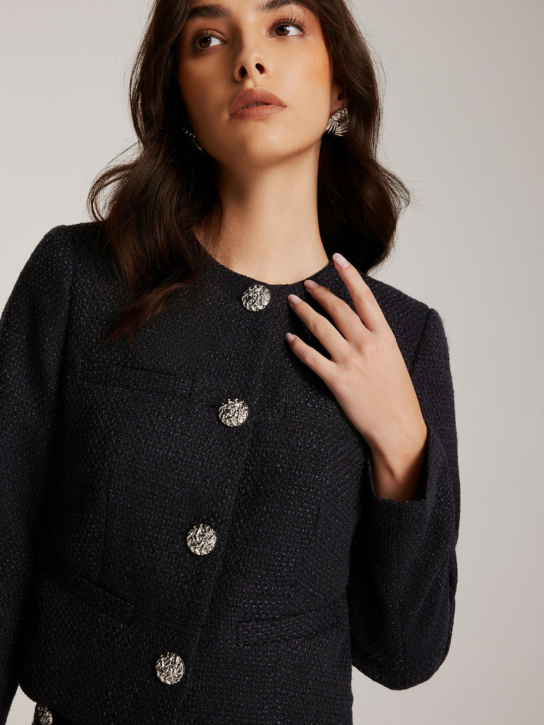 Stilla | Dunj Tweed Kortjakke