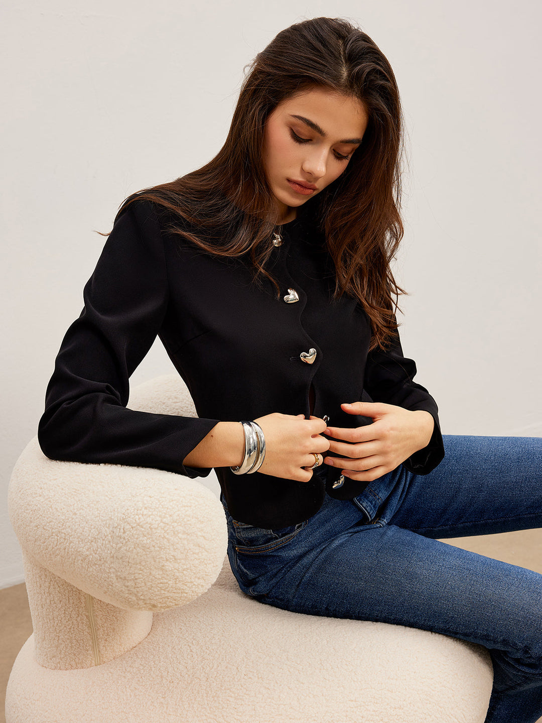 Stilla | Button Regular Fit Jakke