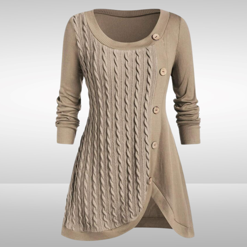 Stilla | Enkelt Elegant Sweater med Løs Pasform
