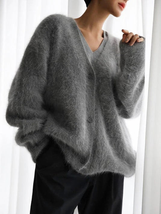 Stilla | Fernanda Elegante Oversize Dame Cardigan
