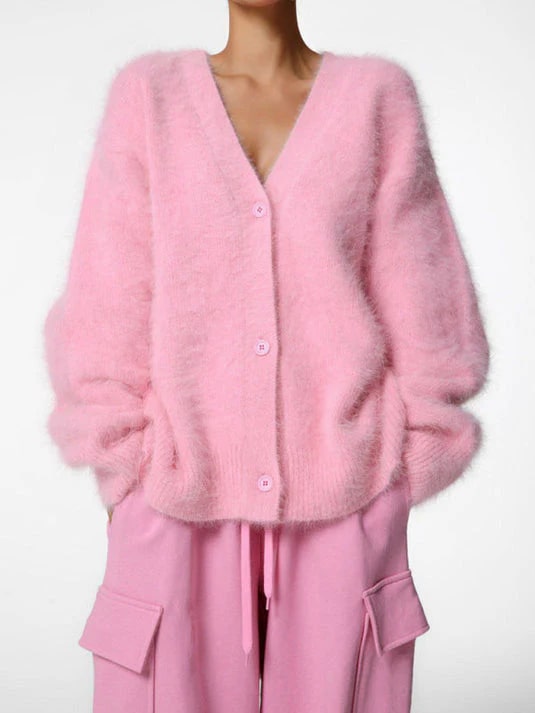 Stilla | Fernanda Elegante Oversize Dame Cardigan