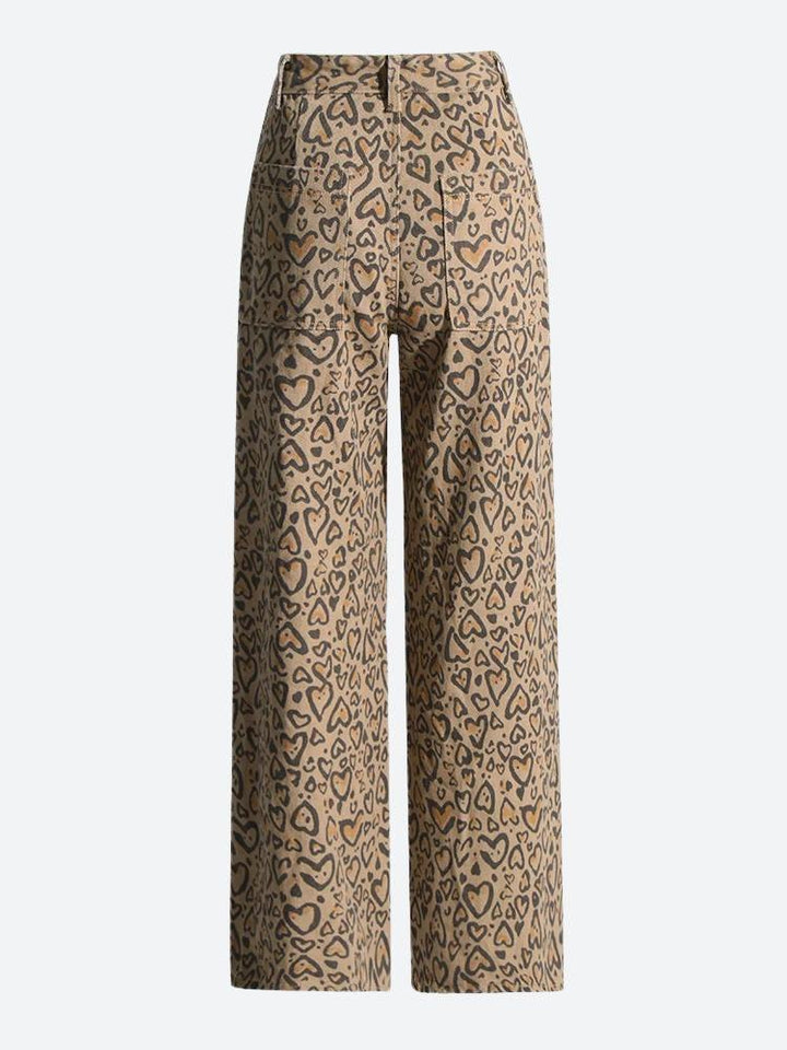 Stilla | Leopard Hule Retro Jeans