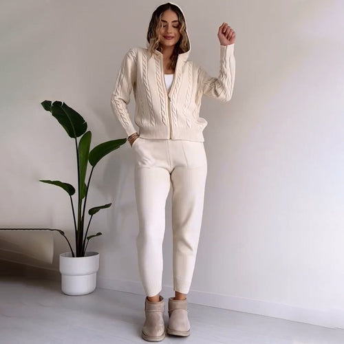 Stilla | Trendy og Casual Jakke og Bukser Sæt