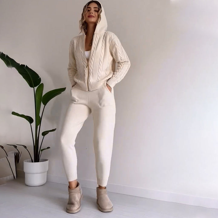 Stilla | Trendy og Casual Jakke og Bukser Sæt