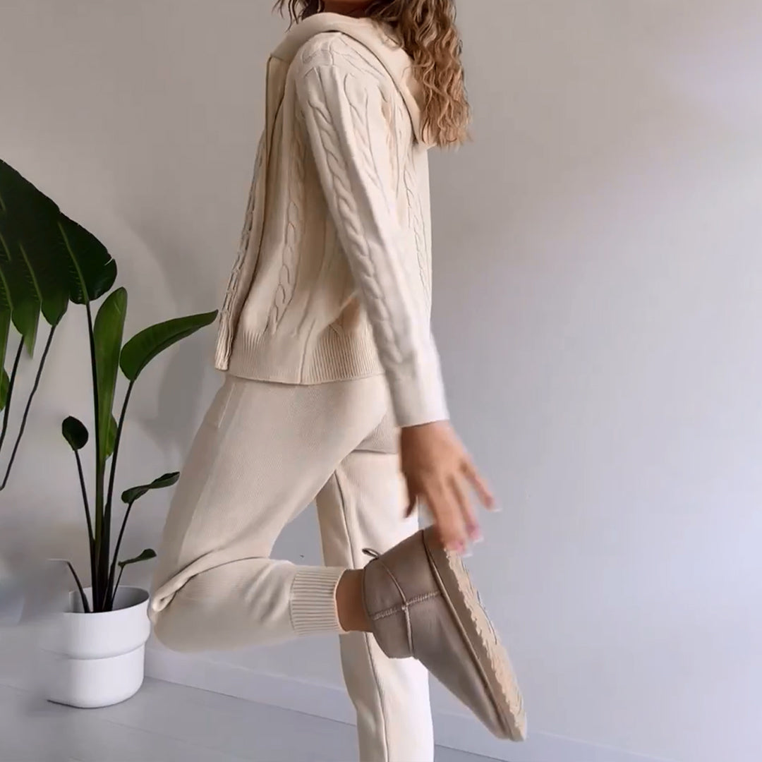 Stilla | Trendy og Casual Jakke og Bukser Sæt