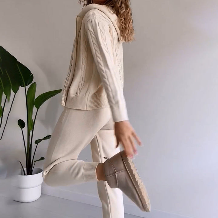 Stilla | Trendy og Casual Jakke og Bukser Sæt