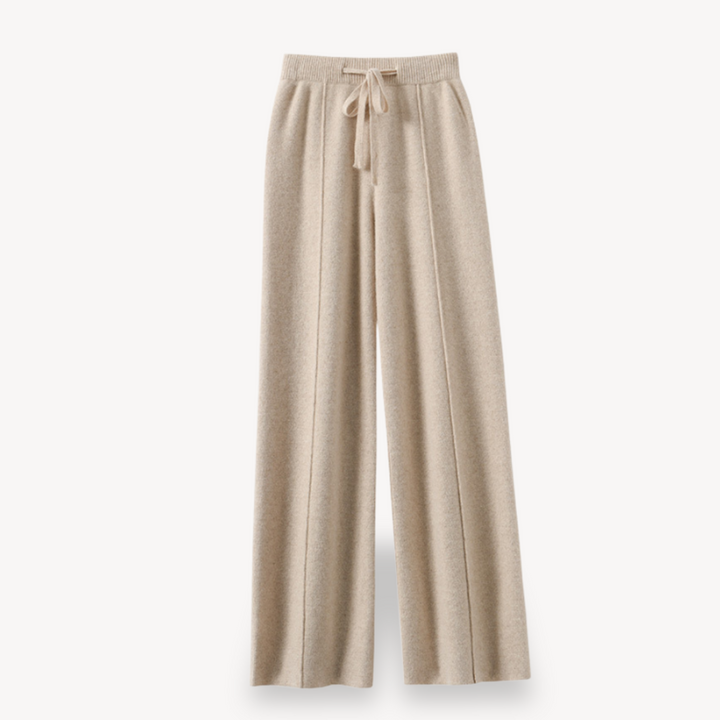 Stilla | Kvinders Cashmere Bredbenede Bukser Luksuriøs Loungewear