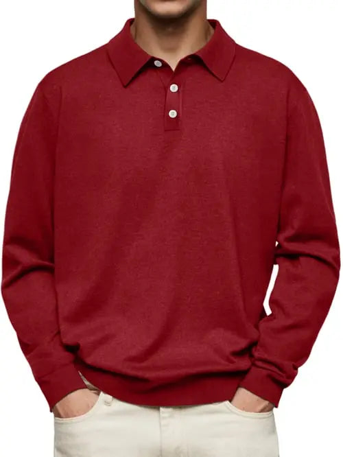 Stilla | Langærmet Polo Shirt Mænd
