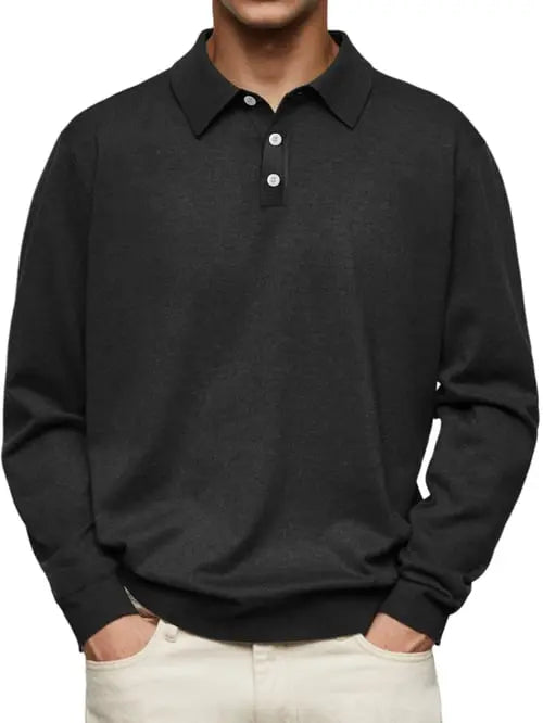 Stilla | Langærmet Polo Shirt Mænd