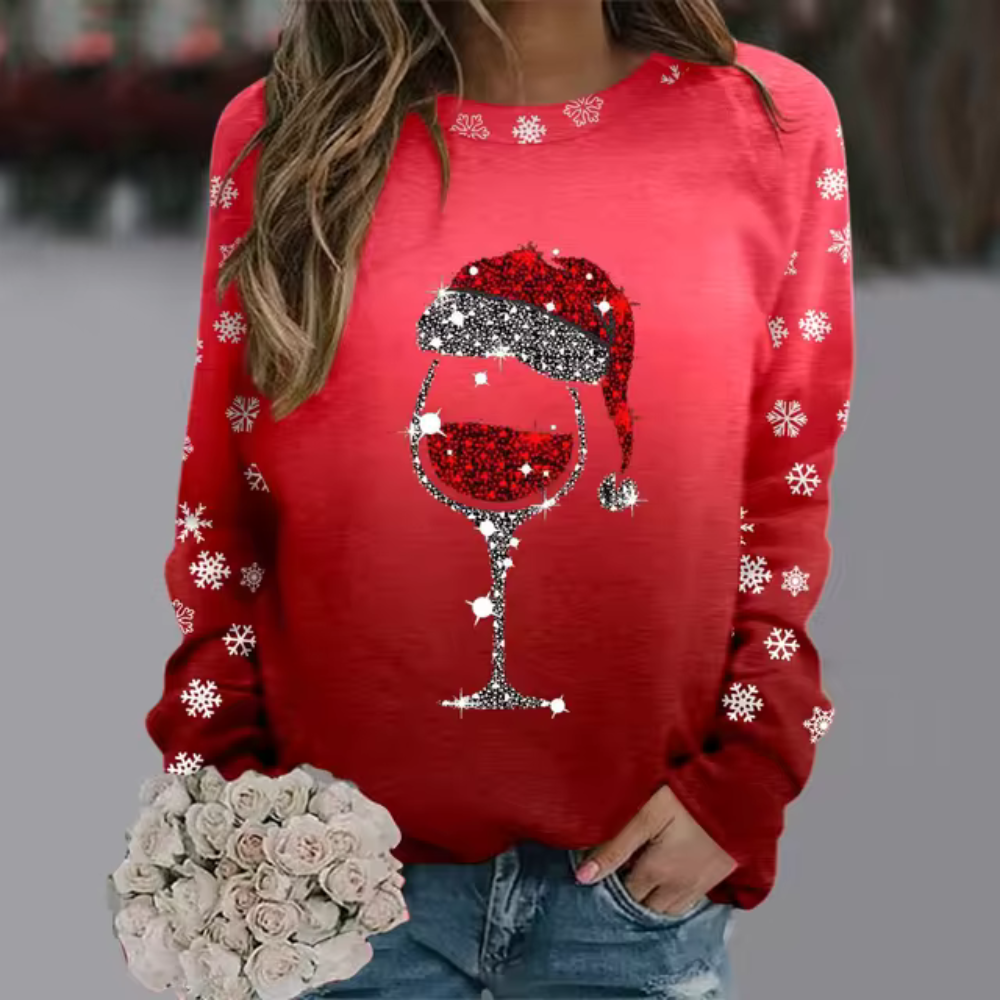 Stilla | Over Størrelse Jul Sweatshirt
